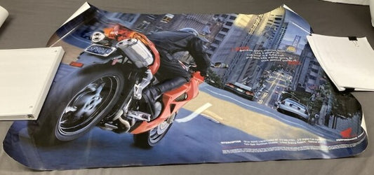 Honda Motorcycle Interceptor 2002 Dealer Poster 27"x 40" Genuine