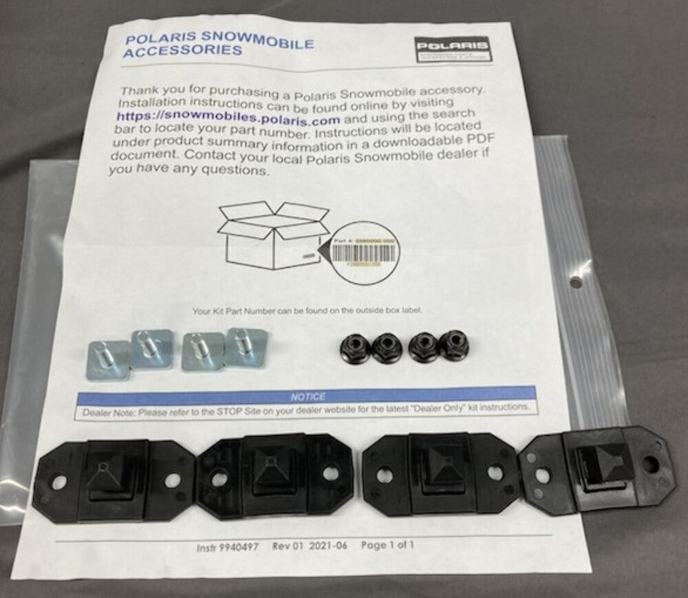Polaris 2884455 Lock & Ride Flex Adventure Tunnel Bag, Low 16" New Genuine