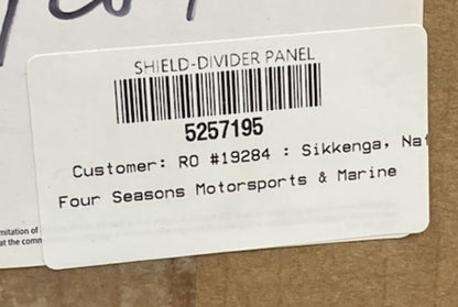 Polaris 5257195 Shield, Divider, Panel New Genuine