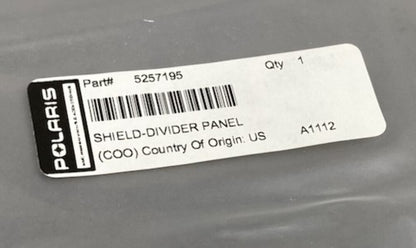Polaris 5257195 Shield, Divider, Panel New Genuine