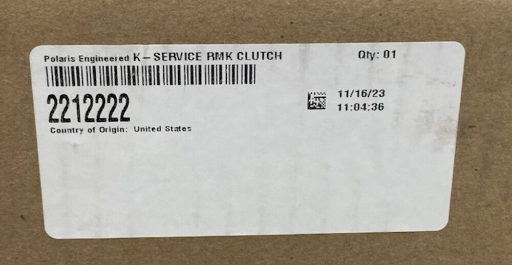 Polaris 2212222 K-Service RMK Clutch Guard New Genuine