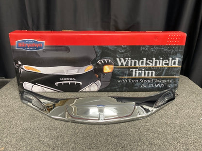 Kuryakyn 1367 GL-1800 Windshield Trim With Turn Signal Accents New Genuine