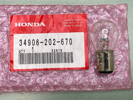 Qty 2 Honda 34906-202-670 Bulb New Genuine