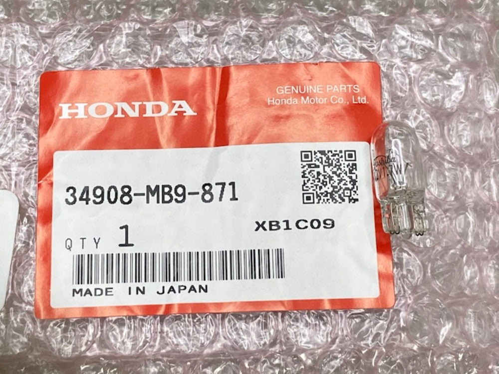 Honda 34908-MB9-871 Bulb New Genuine
