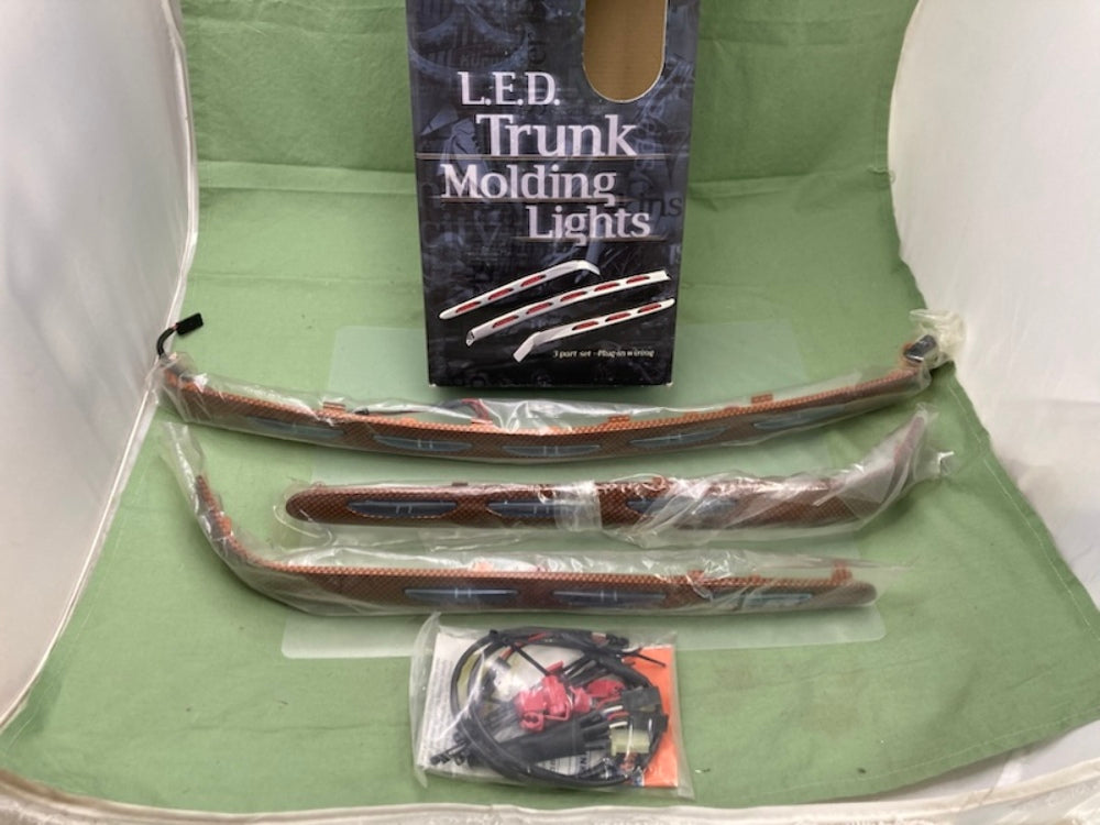 Kuryakyn 3741 LED Trunk Molding Lights 3 PC Orange/Black 3201 New Genuine