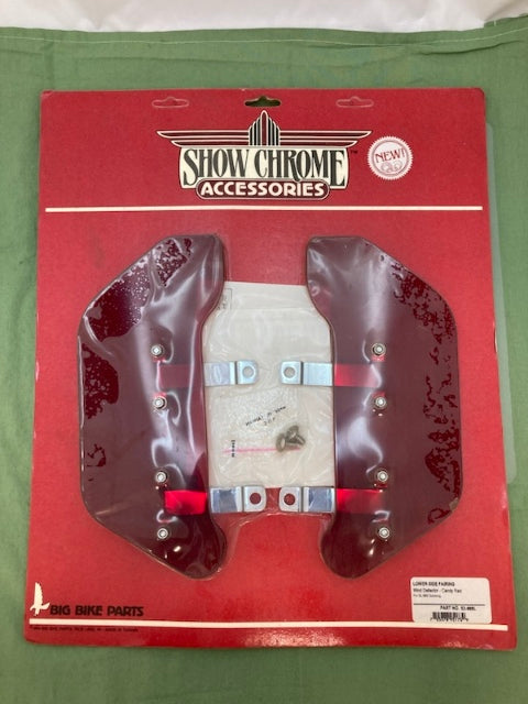 Show Chrome 52-666L Lower Side Fairing Candy Red New Genuine