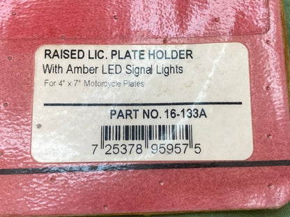 Show Chrome 16-133A Raised License Plate Holder New Genuine