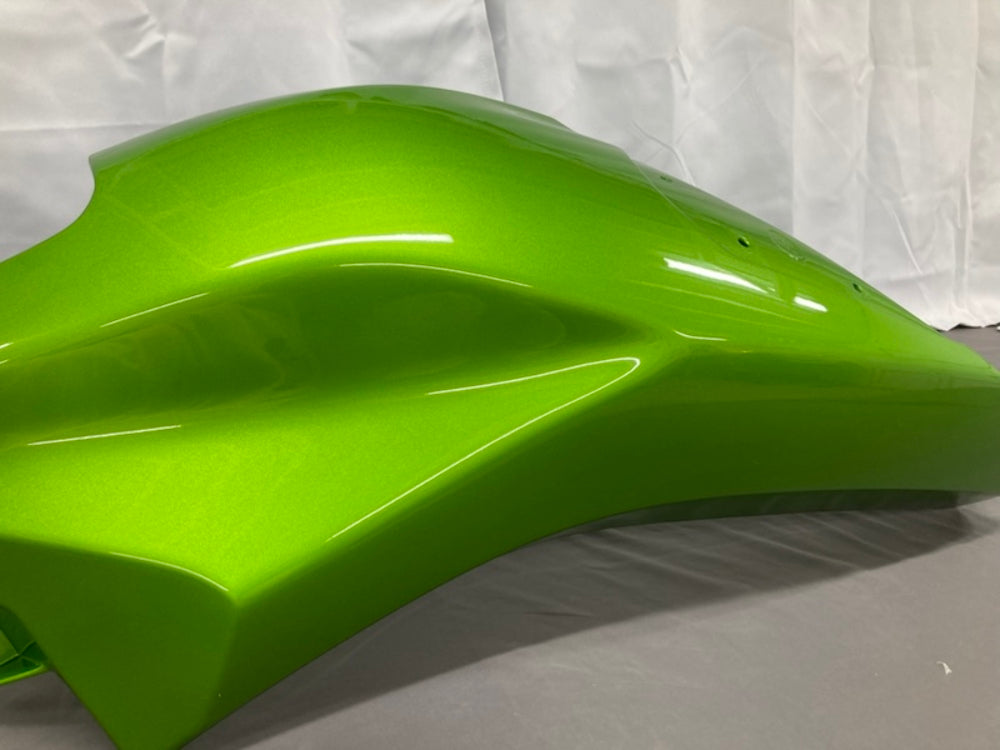 Kawasaki 14092-3708-367 Side Cover Candy Lime Green New Genuine