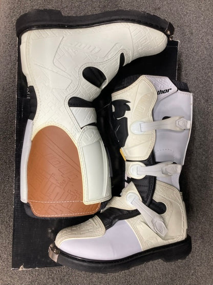 Thor 3410-1059 Blitz Boot MX Size 9 White New Genuine