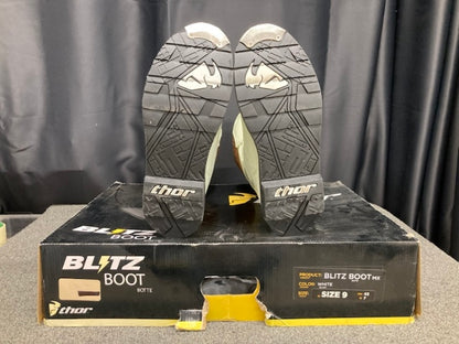 Thor 3410-1059 Blitz Boot MX Size 9 White New Genuine