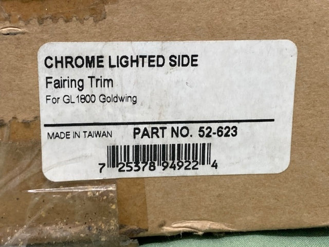 Show Chrome 52-623 Chrome Lighted Side Incomplete Kit New Genuine