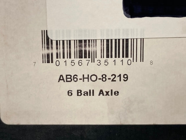 A11 Balls AB6-H0-8-219 6 Ball Axle New Genuine