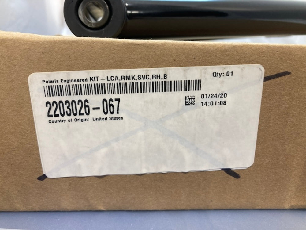 Polaris 2203026-067 Lower Right-Side Control Arm Gloss Black New Genuine