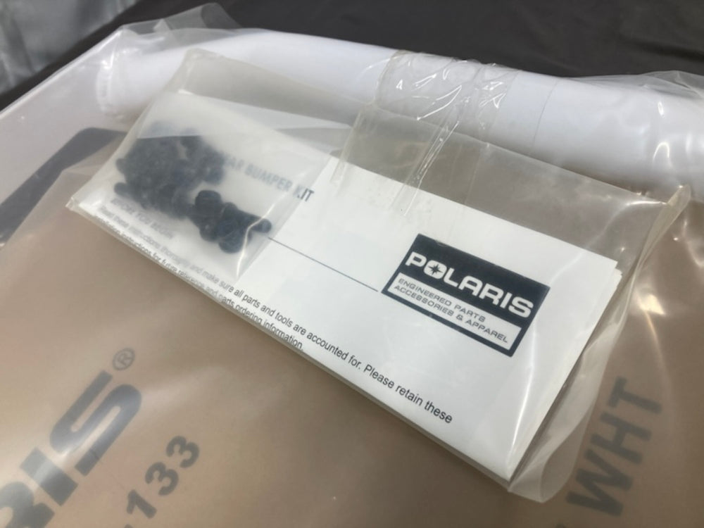 Polaris 2880993-133 AXYS Bright White Extreme Rear Bumper New Genuine