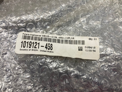 Polaris 1019121-458 Control Arm, Front, Lower, Left Side, Matte Black New Genuine