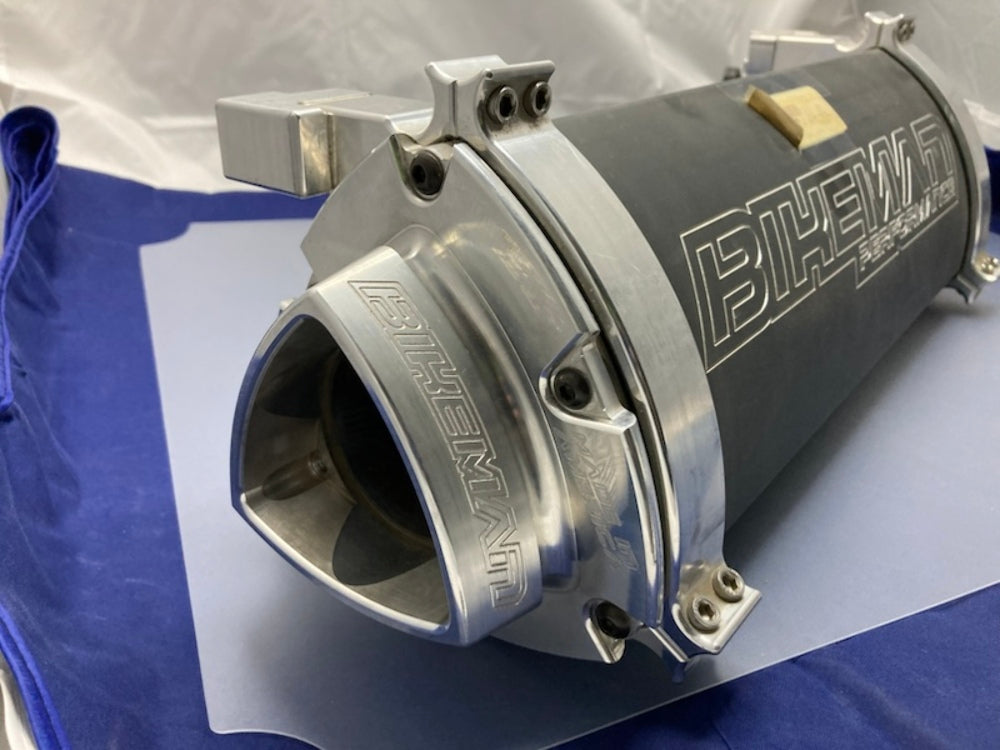 Bikeman 17-318-SB RZR XP Turbo Big Mo Stainless Black Slip-On Muffler New Genuine