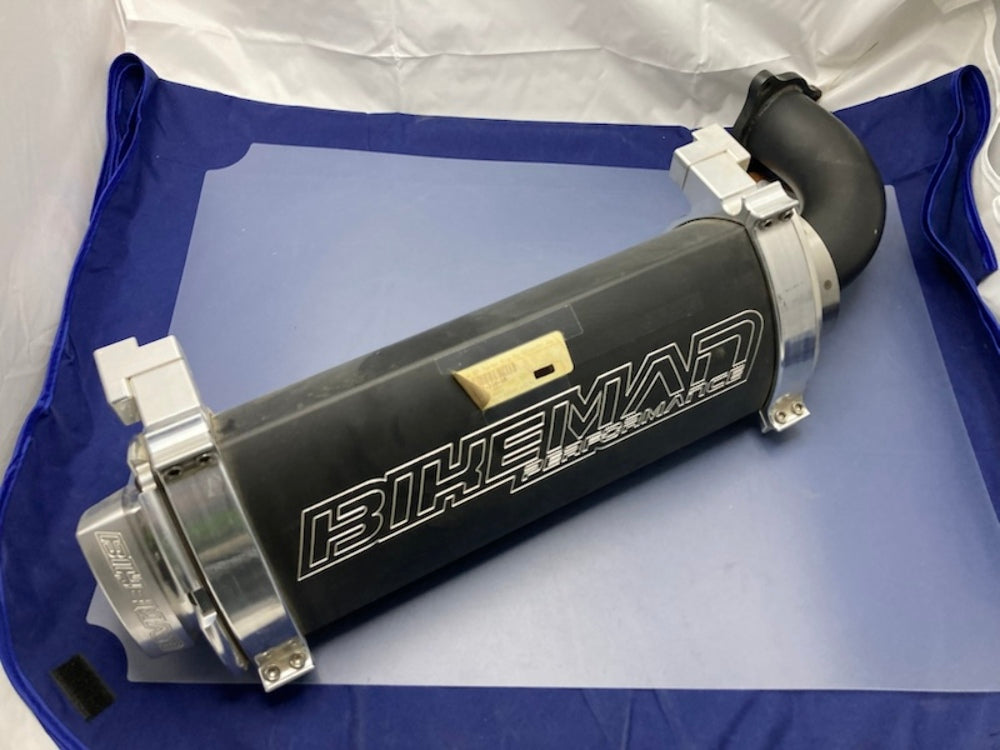 Bikeman 17-318-SB RZR XP Turbo Big Mo Stainless Black Slip-On Muffler New Genuine