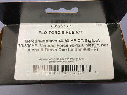 Mercury 48-832828A45 Black Max 3-Blade Propeller D-15, P-17, RH, AL New Genuine