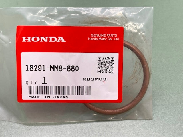 Qty 2 Honda 18291-MM8-880 Gasket, Ex., Pipe New Genuine