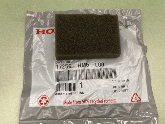 Honda 17256-HM5-L00 Cover, Dust New Genuine