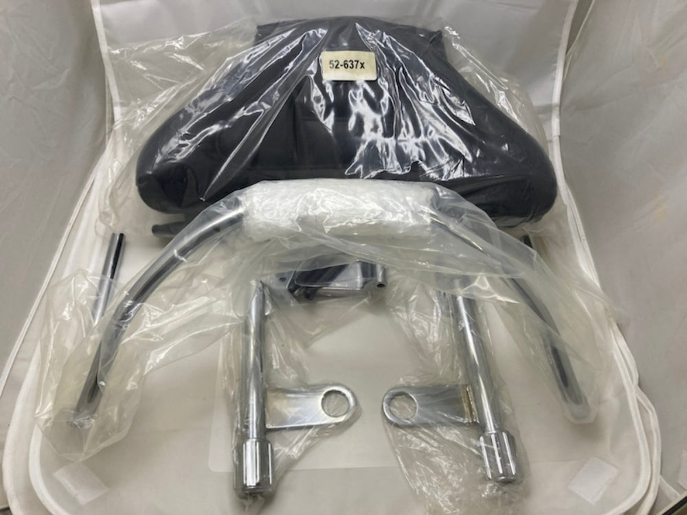 Show Chrome 52-637 Driver Backrest Kit New Genuine