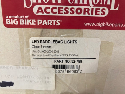 Show Chrome 52-788 LED Saddlebag Lights New Genuine