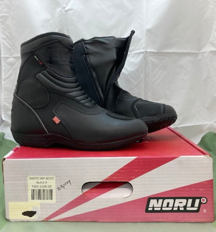 Noru 7505-2105-09 Shoto WP Black Boot Size 9 New Genuine