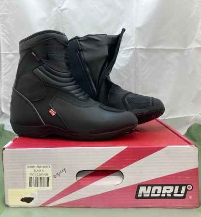Noru 7505-2105-09 Shoto WP Black Boot Size 9 New Genuine