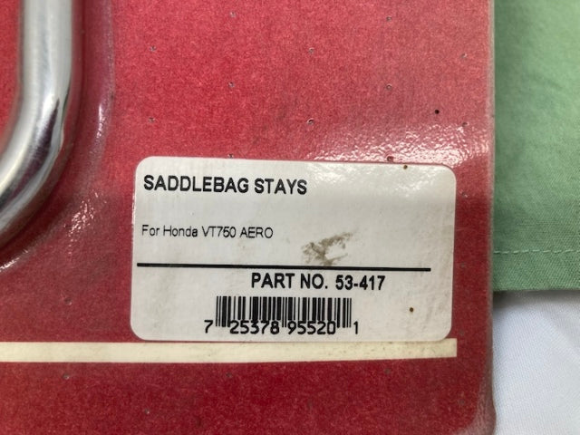 Show Chrome 53-417 Saddlebag Stays Incomplete Kit New Genuine