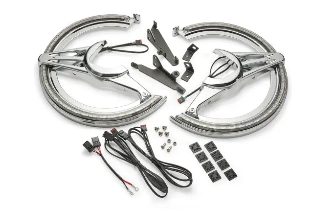 Goldstrike 48300 Chrome LED Rotor Covers Kit New Genuine