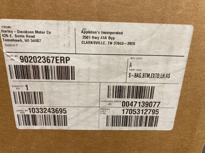 Harley-Davidson 90202367ERP Extended/Stretched Saddlebag Bottom New Genuine