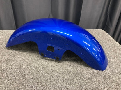 Harley-Davidson 58900591EYV Chopped Front Fender Kit Billiard Blue New Genuine