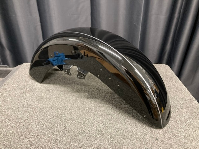 Harley-Davidson 58900078BJM Front Fender Black w/ Silver Stripe New Genuine