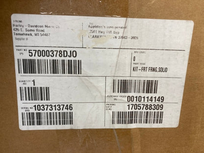 Harley-Davidson 57000378DJO Touring Front Fairing Big Blue Pearl New Genuine