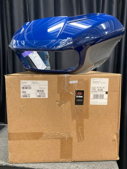 Harley-Davidson 57001423EXK Front Fairing Blue & Silver w/ Pinstripe New Genuine
