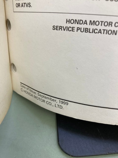 Honda 61GEL03 XR50R Service Manual '00-'03 Genuine