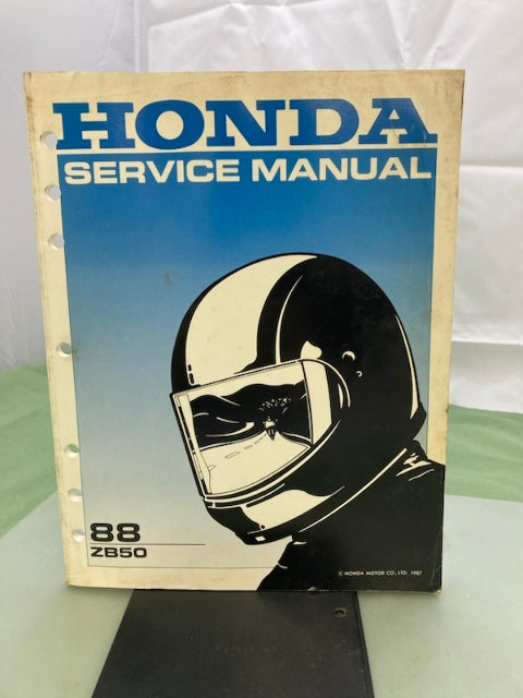 Honda 61GS900 ZB50 Service Manual '88 Genuine