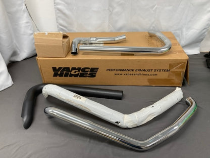 Vance and Hines 1802-0259 Dresser Duals Head Pipes Black for HD New Genuine