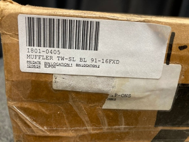 Vance and Hines 1801-0385 Black Staggered 3" Twin Slash Slip-Ons New Genuine