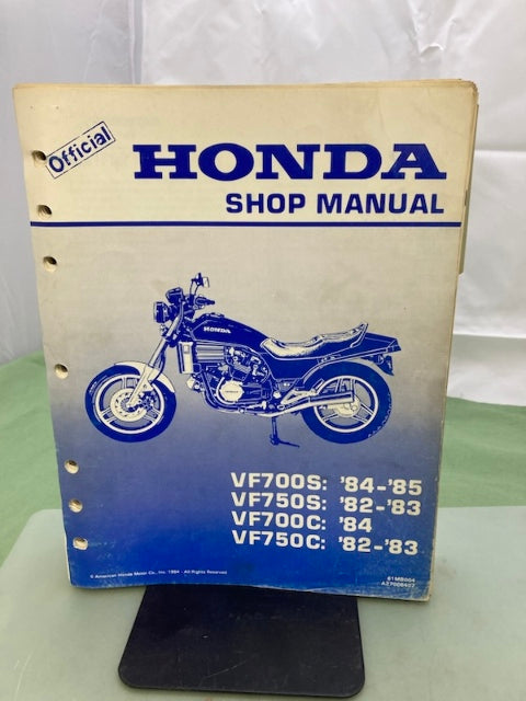 Honda 61MB004 VF700S VF700C VF750S VF750C Shop Manual '82-'85 Genuine