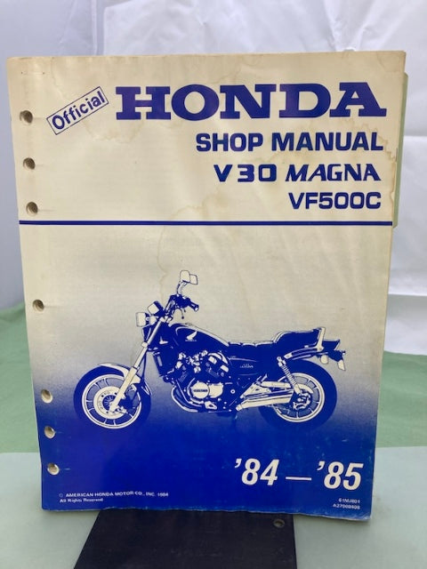 Honda 61MJ801 V30 Magna VF500C Shop Manual '84-'85 Genuine
