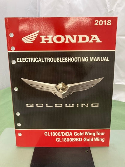 Honda 61MKC00 GL1800/D/DA GL1800B/BD Gold Wing Tour Service Manual '18 Genuine