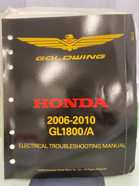 Honda 61MCA55 GL1800/A Gold Wing Service Manual & ETM '06-'10 Genuine