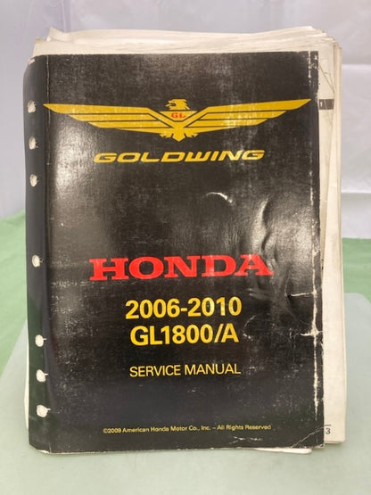 Honda 61MCA55 GL1800/A Gold Wing Service Manual & ETM '06-'10 Genuine