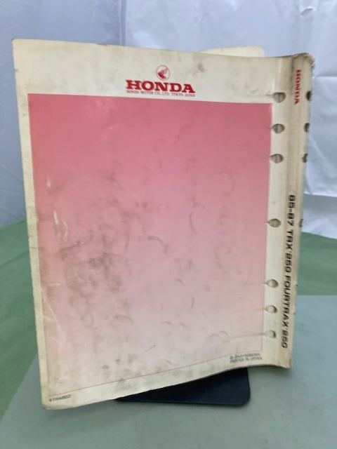 Honda 61HA802 TRX 250 Fourtrax 250 Service Manual '85-'87 Genuine