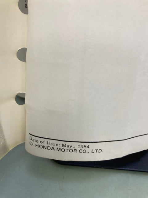 Honda 61VM500 TRX200 Shop Manual '84 Genuine