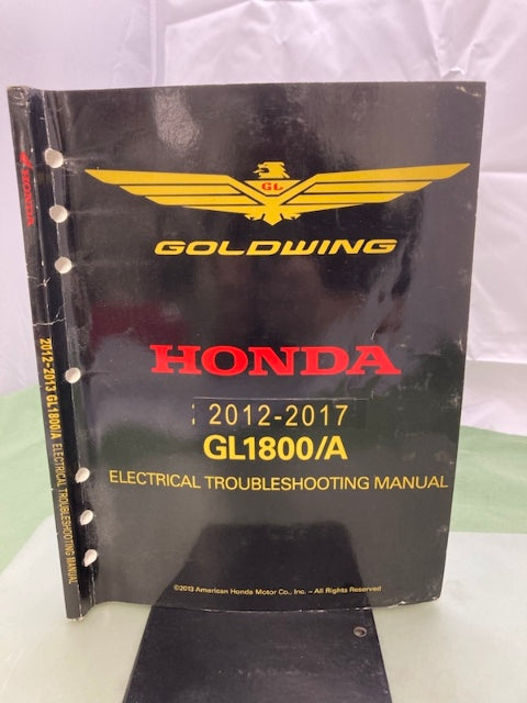 Honda 61MCA64 GL1800/A GL1800B/BD GoldWing Service Manual & ETM '12-'17 Genuine