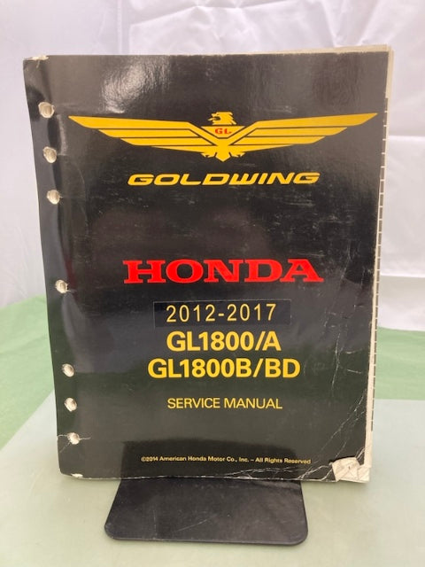 Honda 61MCA64 GL1800/A GL1800B/BD GoldWing Service Manual & ETM '12-'17 Genuine