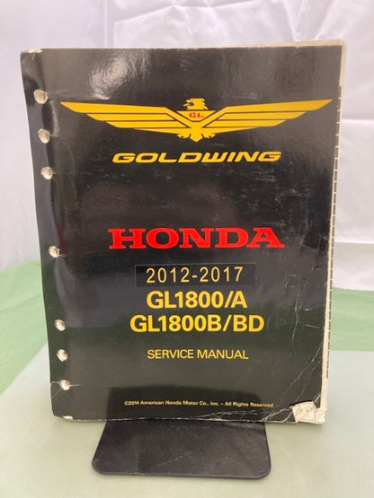 Honda 61MCA64 GL1800/A GL1800B/BD GoldWing Service Manual & ETM '12-'17 Genuine