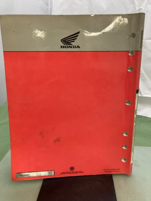 Honda 61HM307 TRX300EX Fourtrax Service Manual '93-'00 Genuine